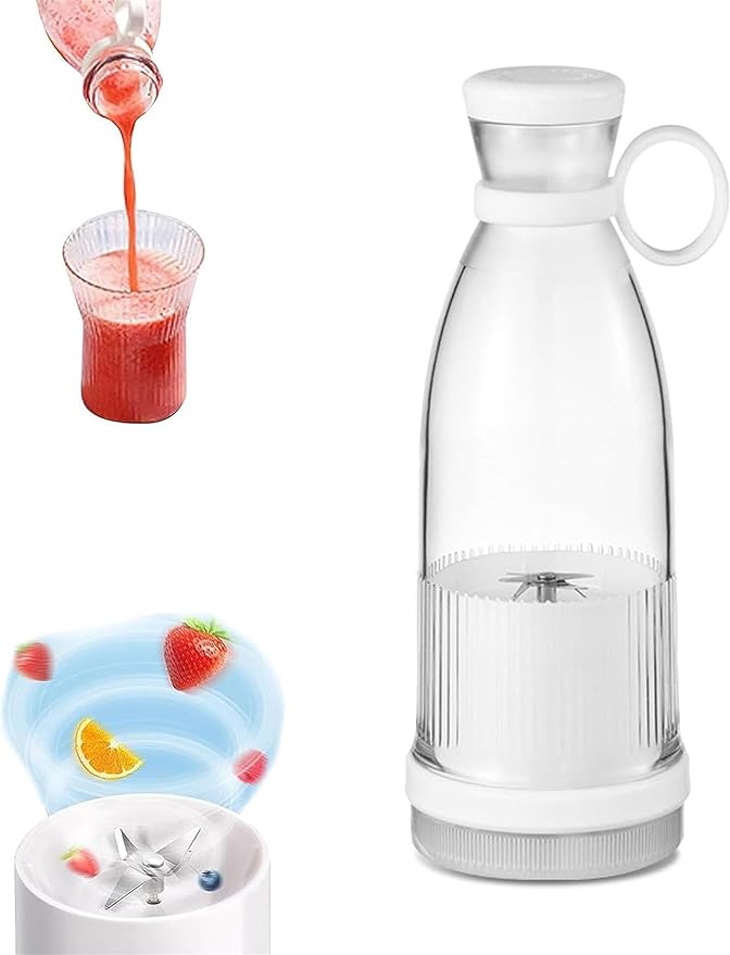 🥤 Botella Batidora Portátil – Prepara Batidos y Suplementos de Forma Fácil y Rápida, ¡En Cualquier Momento!