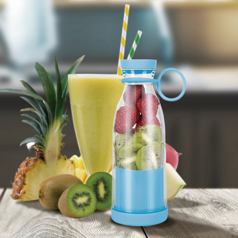🥤 Botella Batidora Portátil – Prepara Batidos y Suplementos de Forma Fácil y Rápida, ¡En Cualquier Momento!