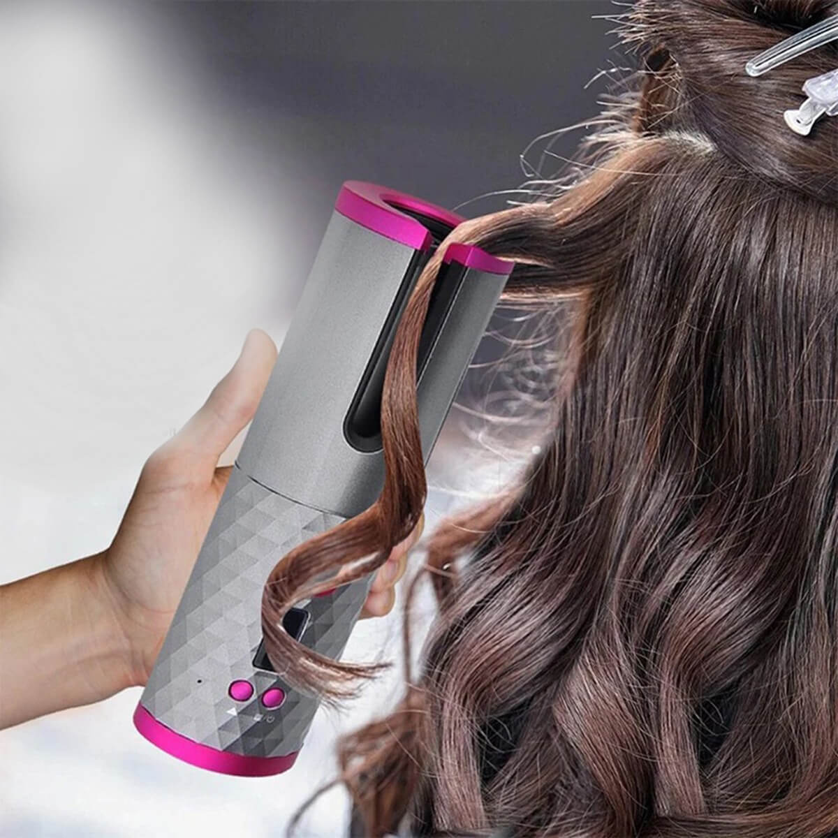 🌟 Rizador de Pelo Automático – Rizos Perfectos sin Esfuerzo, ¡Solo con Presionar un Botón!