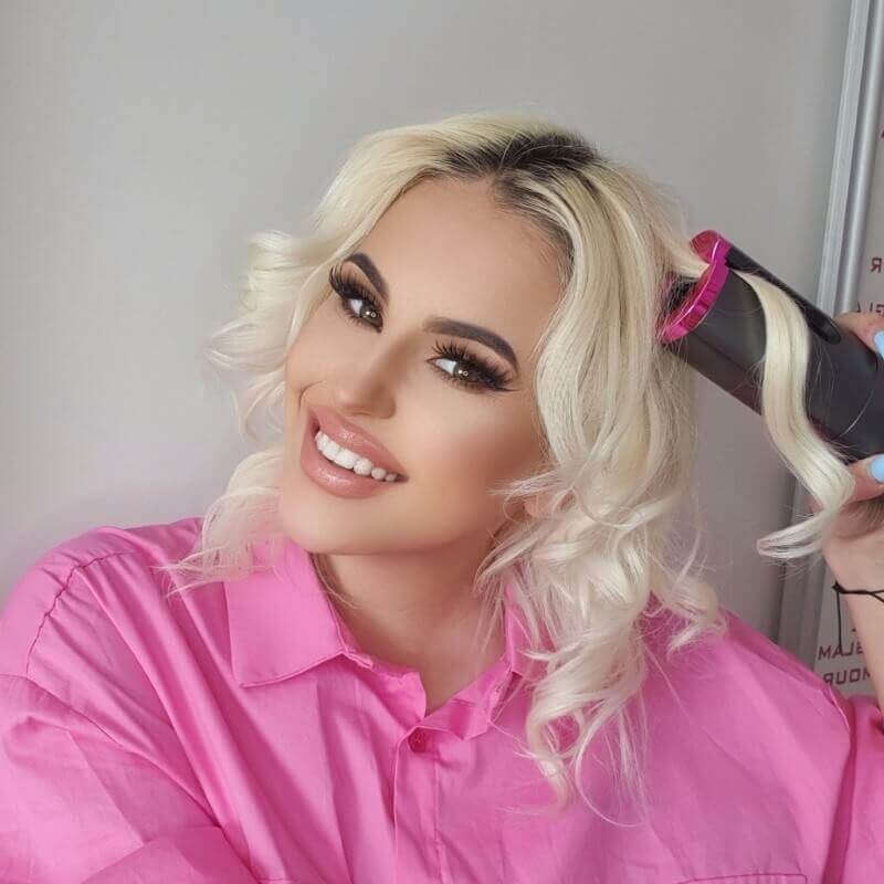 🌟 Rizador de Pelo Automático – Rizos Perfectos sin Esfuerzo, ¡Solo con Presionar un Botón!