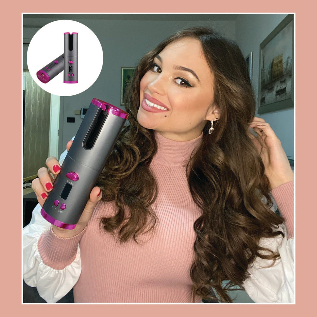 🌟 Rizador de Pelo Automático – Rizos Perfectos sin Esfuerzo, ¡Solo con Presionar un Botón!